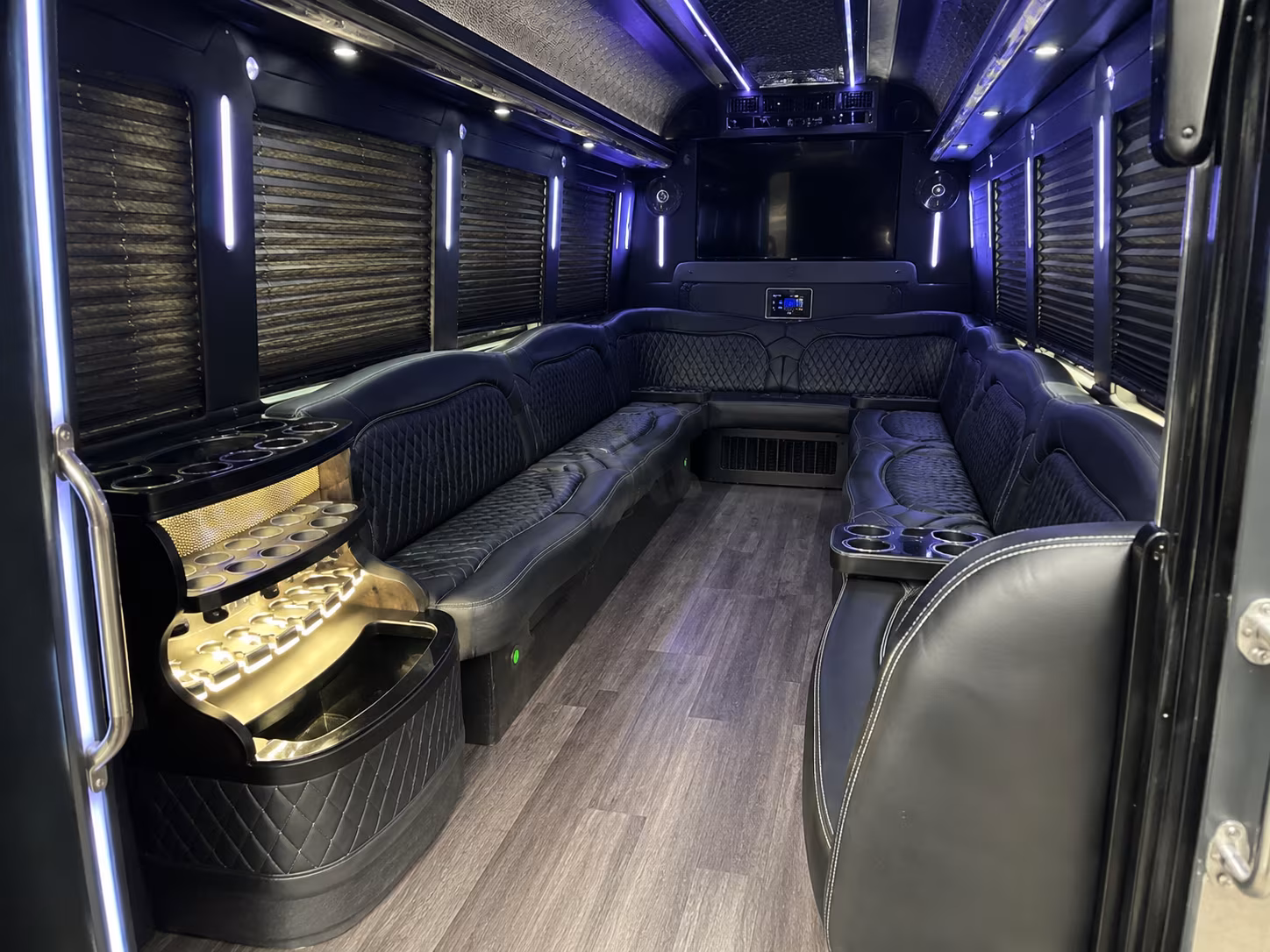Syracuse Bachelor & Bachelorette Transportation party bus exterior
