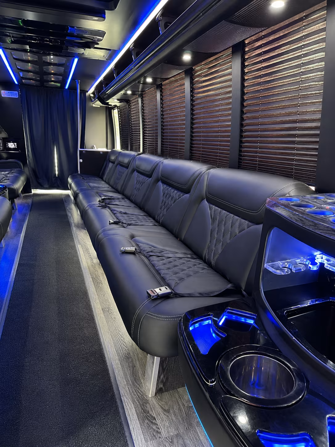 Syracuse Bachelor & Bachelorette Transportation party bus exterior