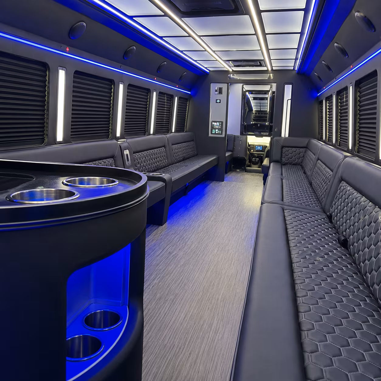Syracuse Concert & Music Festival Transportation party bus exterior