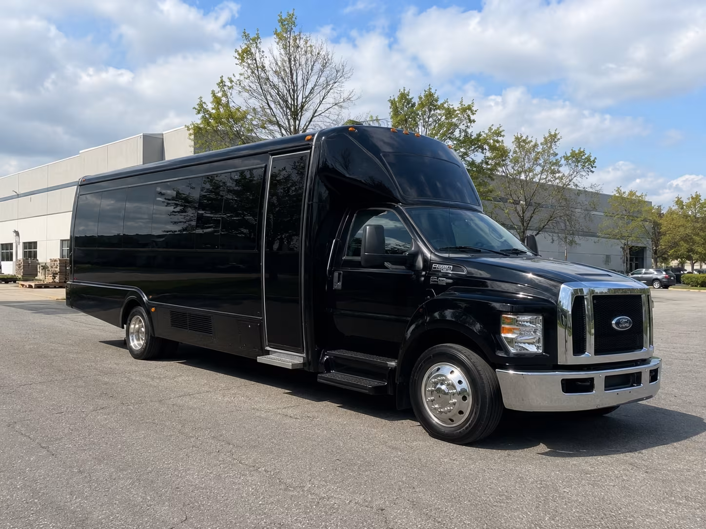 Syracuse Prom & Homecoming Transportation party bus exterior