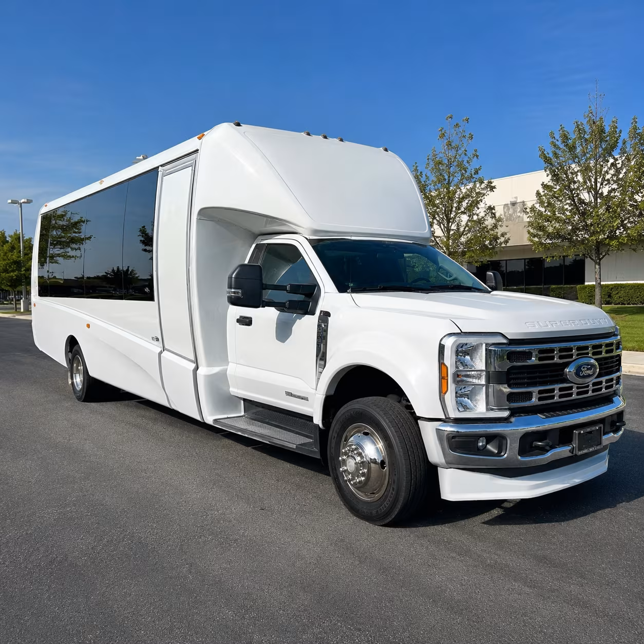 Syracuse School Event Transportation party bus exterior