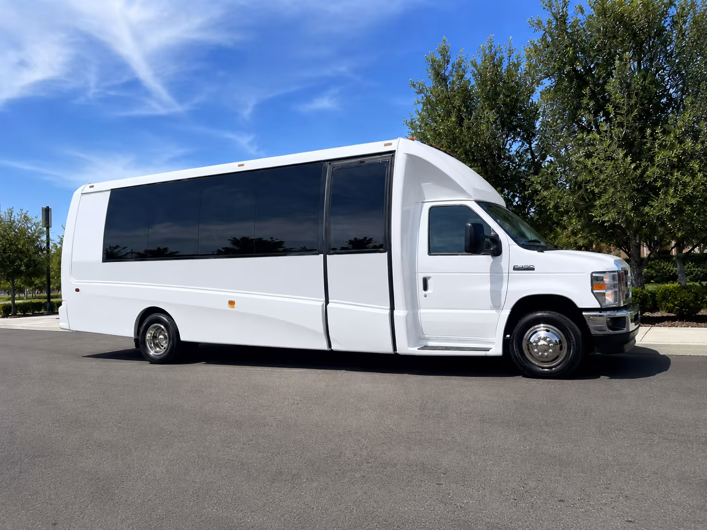 Syracuse School Event Transportation party bus exterior