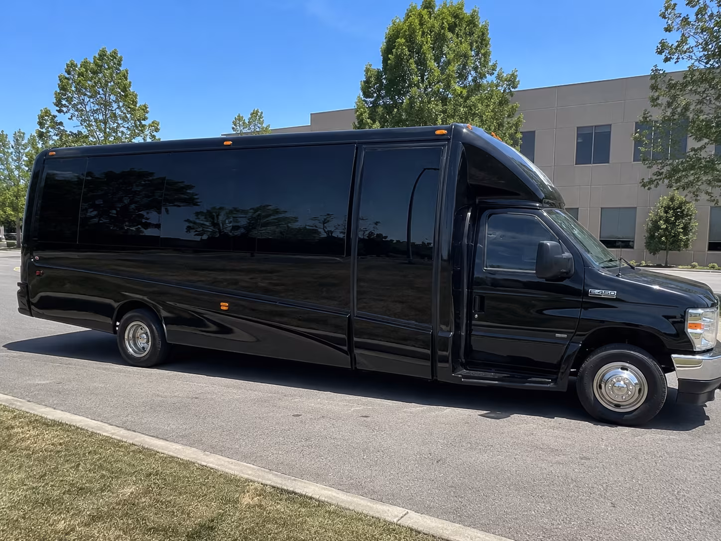 Syracuse Sporting Event Transportation party bus exterior