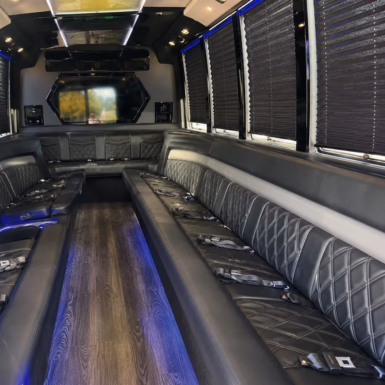 Syracuse Sporting Event Transportation onboard seating