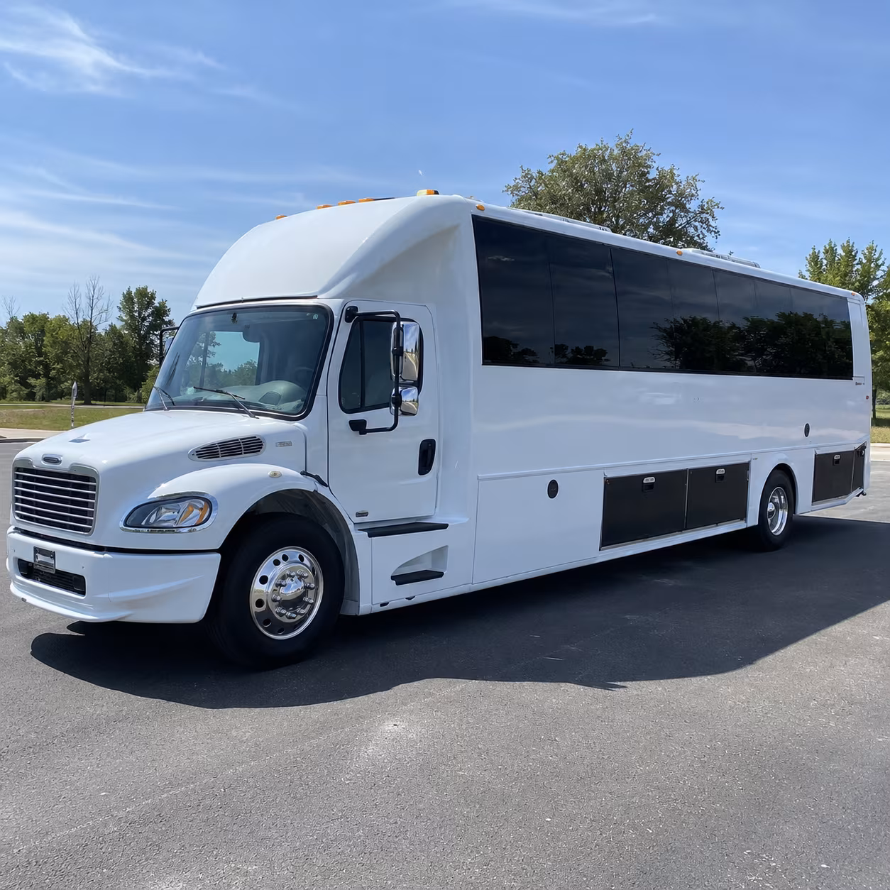 Syracuse Sporting Event Transportation party bus interior