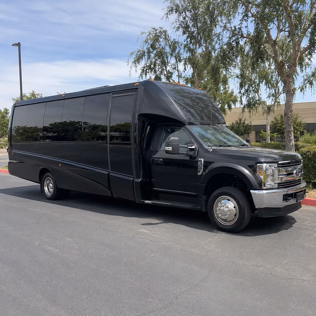 Syracuse Wedding Transportation party bus exterior