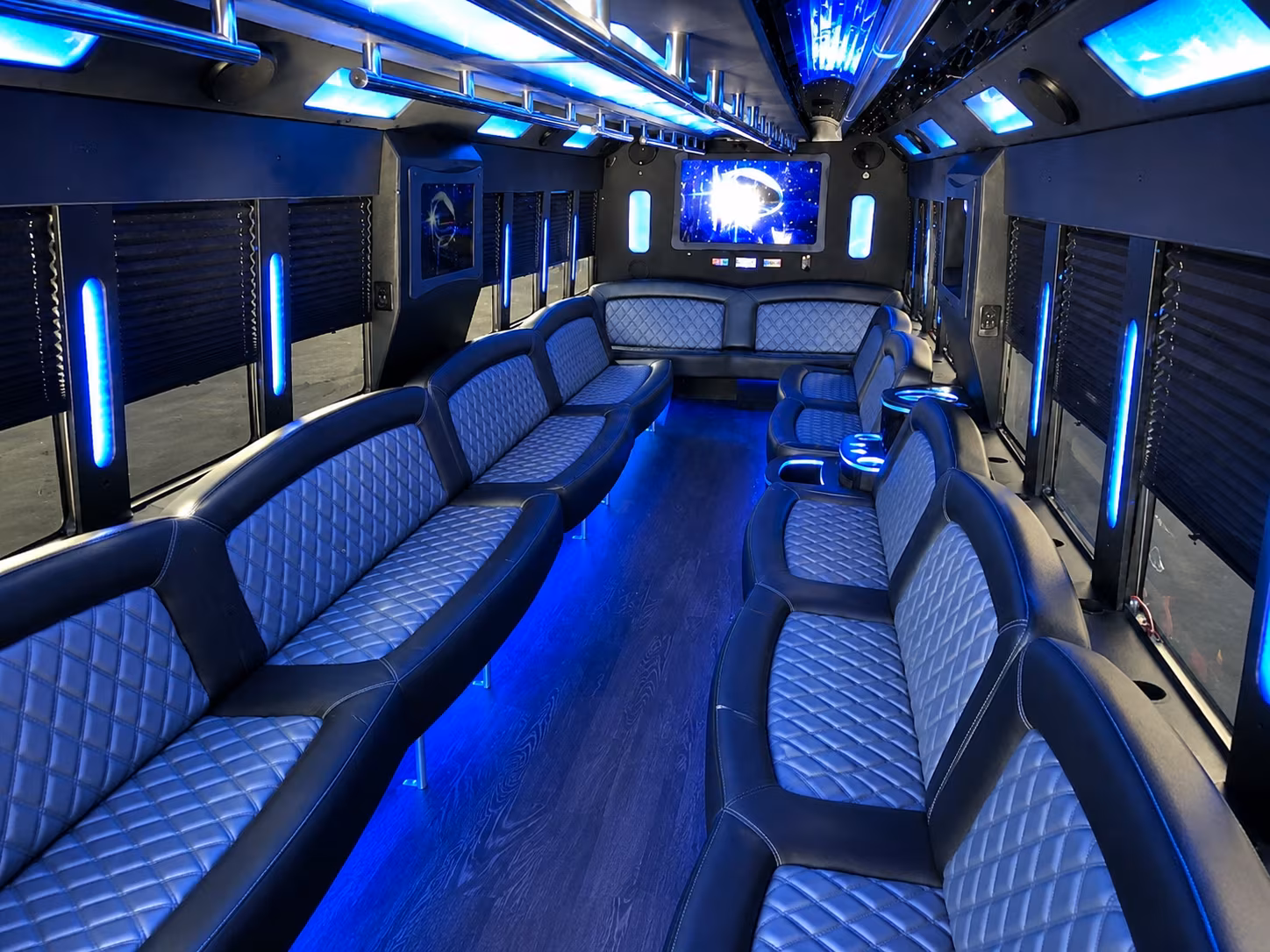 Syracuse Winery Tour & Pub Crawl Transportation onboard seating